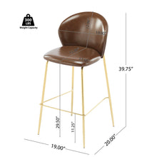 Load image into Gallery viewer, Kira - Upholstered Bar Stool (Set of 2)
