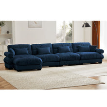 Load image into Gallery viewer, Super Comfort Oversized Modular Sectional Sofa With Movable Ottoman
