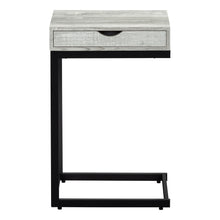 Load image into Gallery viewer, Drawer Metal Accent Table - Gray And Black
