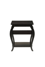 Load image into Gallery viewer, Finish Bow Leg Square End Table - Black
