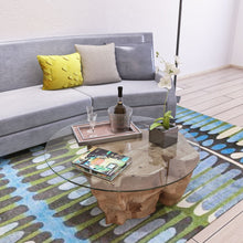 Load image into Gallery viewer, 36&quot; Round Tempered Glass Table Top Clear Glass 1 / 4&quot; Thick Flat Polished Edge - Transparent

