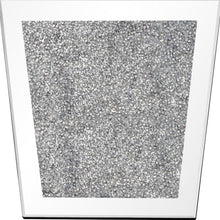 Load image into Gallery viewer, Mirrored Table Vase With Faux Crystals - Silver
