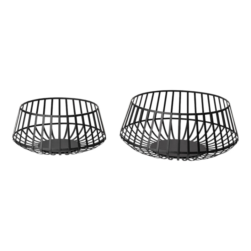 Decorative Bowl (Set of 2) (392178) - Black