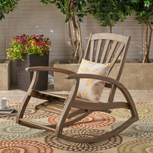 Load image into Gallery viewer, Outdoor Reclining Rocking Chair - Gray
