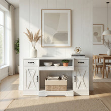 Load image into Gallery viewer, TV Stand With Adjustable Shelves &amp; Double Doors
