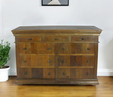 Load image into Gallery viewer, 60" Reclaimed Wood Nine Drawer Double Dresser - Brown
