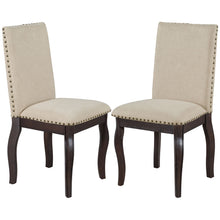 Load image into Gallery viewer, Upholstered Dining Chairs With Nailhead (Set of 2)
