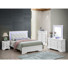 Load image into Gallery viewer, Bed With LED Light Accents Headboard
