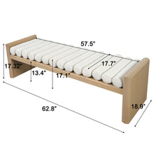 Load image into Gallery viewer, Modern Upholstered Bench
