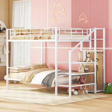 Load image into Gallery viewer, Bunk Bed With Lateral Storage Ladder And Wardrobe
