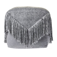 Load image into Gallery viewer, Wool Ottoman - Gray
