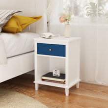 Load image into Gallery viewer, Nightstand With 1 Drawer 1 Shelf
