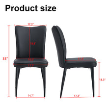 Load image into Gallery viewer, Minimalist Style Minimalist Dining Chairs With Metal Legs
