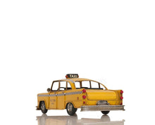 Load image into Gallery viewer, Hand Painted NYC Taxi Tabletop Sculpture - Yellow
