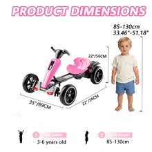 Load image into Gallery viewer, Electric Kids Pedal Go Kart With Adjustable Seat, Foldable Design

