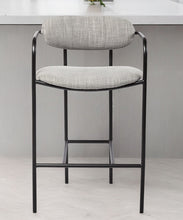 Load image into Gallery viewer, Leather And Copper Bar Chair - Brown
