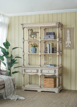 Load image into Gallery viewer, Adela - French Country Bookcase Display Storage Shelf Etageres - Antique White
