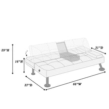 Load image into Gallery viewer, Adjustable Sofa With Fold Down Table And Cup Holders
