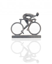 Load image into Gallery viewer, Minimalist Cyclist Finish Statue - Black
