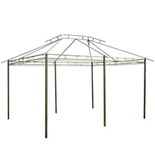 Load image into Gallery viewer, Outsunny - Patio Gazebo, Outdoor Gazebo Canopy Shelter With Curtains, Vented Roof, Steel Frame For Garden, Lawn, Backyard And Deck, - Sage Gray
