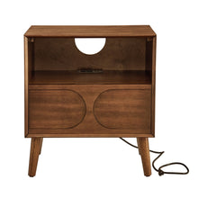 Load image into Gallery viewer, Wood Accent Cabinet (691684) - Brown
