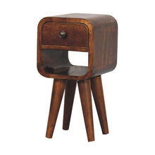 Load image into Gallery viewer, Mini California Curved Nightstand Wth Lower Slot
