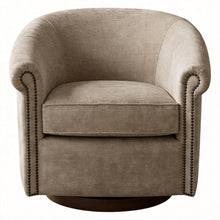 Load image into Gallery viewer, Barrel Swivel Accent Chair, 360 Degree Rotating For Living Room - Sand
