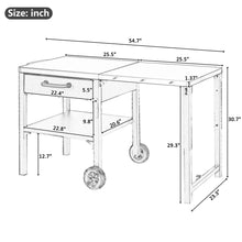 Load image into Gallery viewer, Foldable Outdoor Kitchen Cart With Storage For Patio
