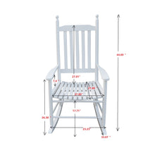 Load image into Gallery viewer, Wooden Porch Rocker Chair, Without Mat
