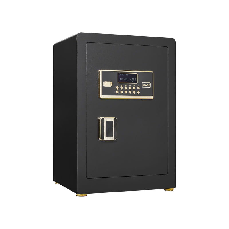 Security Electronic Home Safe With Digital Lock, Removable Shelf, Mute Function, Interior For Documents, Cash, Jewelry