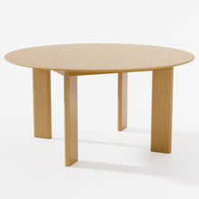 Load image into Gallery viewer, 59" Solid Wood Round Top Dining Table - Natural
