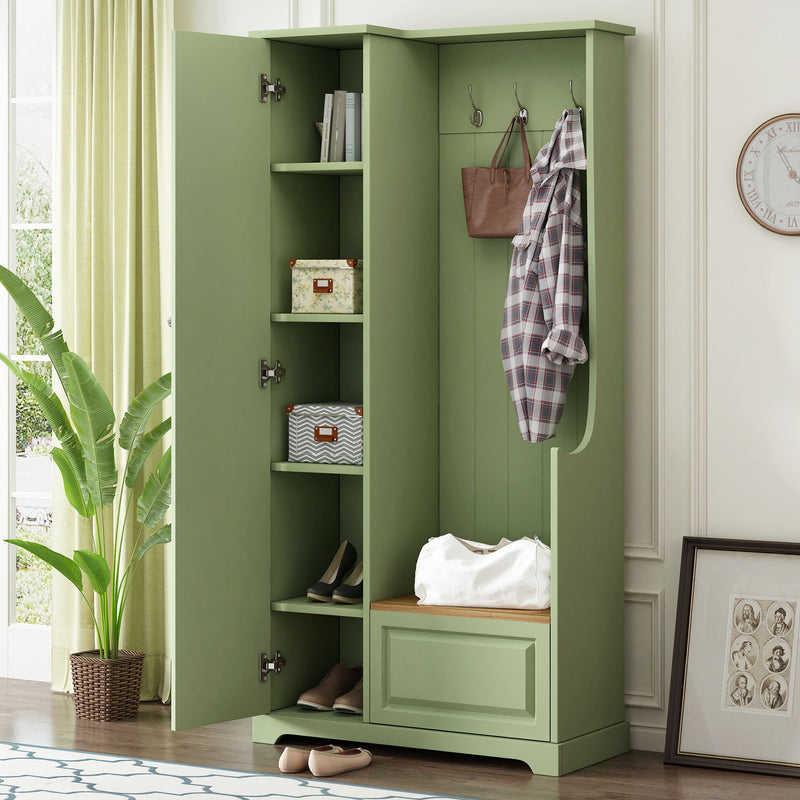 Hall Tree With Flip Up Bench