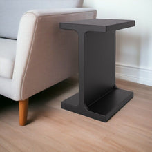 Load image into Gallery viewer, 20" Solid Wood Pedestal End Table - Black
