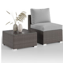 Load image into Gallery viewer, Modern Patio Set With Coffee Table
