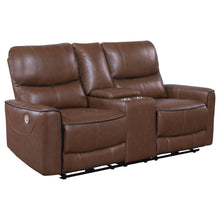 Load image into Gallery viewer, Denson - Power Reclining Loveseat With Console And USB Port
