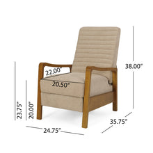 Load image into Gallery viewer, Contemporary Manual Club Recliner
