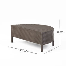Load image into Gallery viewer, Pt Limon - Outdoor Coffee Table Wicker - Dark Brown
