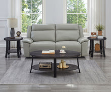 Load image into Gallery viewer, Anze - 3 Piece Coffee Table Set Contemporary Oval Wood Shelf - Charcoal
