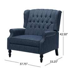 Load image into Gallery viewer, Dunham - Contemporary Fabric Tufted Oversized Pushback Recliner
