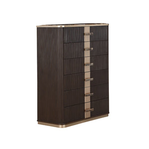 West Kensington - Highboy Chest - Medium Espresso
