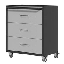 Load image into Gallery viewer, Heavy Duty Metal Storage Cabinet With Wheels 3 Drawer Tool Cabinet For Garage, Office, And Home Organizer Solutions
