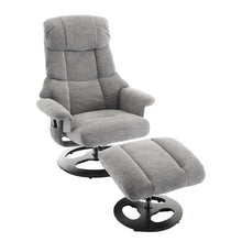 Load image into Gallery viewer, Ergonomic Recliner Chair With Ottoman, Modern 360° Swivel With Footstool
