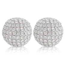 Load image into Gallery viewer, Decorative Orb Tabletop Sculptures (Set of 2) (373745) - Clear / Silver
