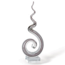 Load image into Gallery viewer, Murano Modern Abstract Tabletop Sculpture (375760) - Clear / Brown
