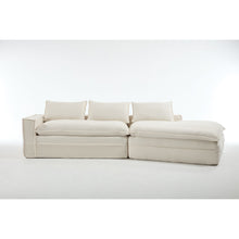 Load image into Gallery viewer, Modern Minimalist Modular Sectional Sofa With Deep Seats And Right Facing Chaise
