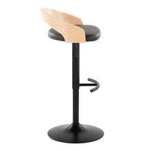 Load image into Gallery viewer, Grotto - Contemporary Adjustable Barstool With Swivel &amp; Rounded T Footrest (Set of 2)
