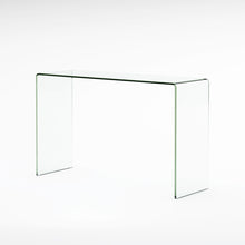 Load image into Gallery viewer, Cadyn - Tempered Glass Console Table Sleek Design - Clear
