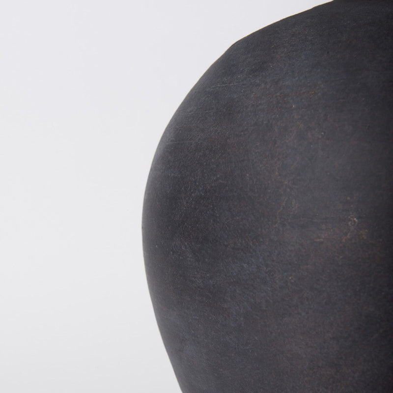 Novelty Bedside Lamp With Drum Shade - Black / White