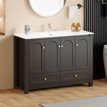Load image into Gallery viewer, Bathroom Vanity With Sink Combo, 4 Soft Close Doors And 2 Drawers
