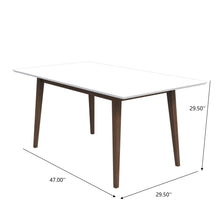 Load image into Gallery viewer, Levi - Modern Style Rectangular Dining Kitchen Table
